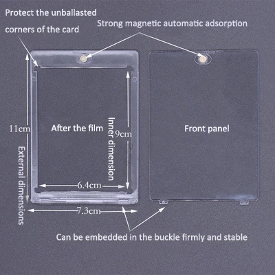 Magnetic Game Sport Card Trading Card Protector 35 pt One Touch Card Holders