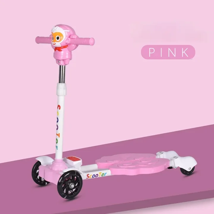 2024 складной электрический скутер для От 6 до 8 лет мальчиков колесо PU E-Scooter подарок детей