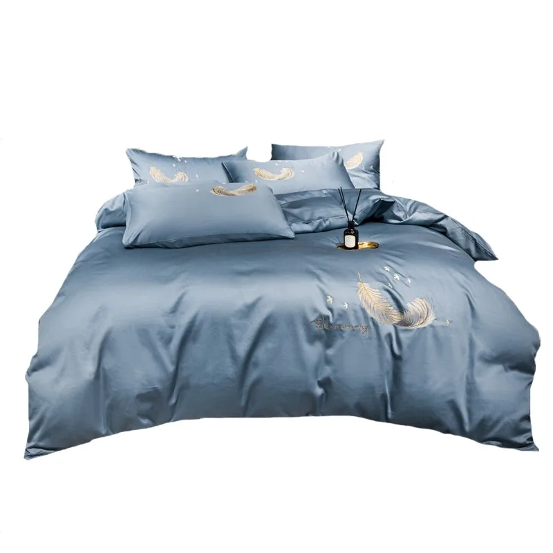 Зимнее постельное белье, Комплект постельного белья, одеяло, роскошные постельные принадлежности из 100 хлопка для отеля