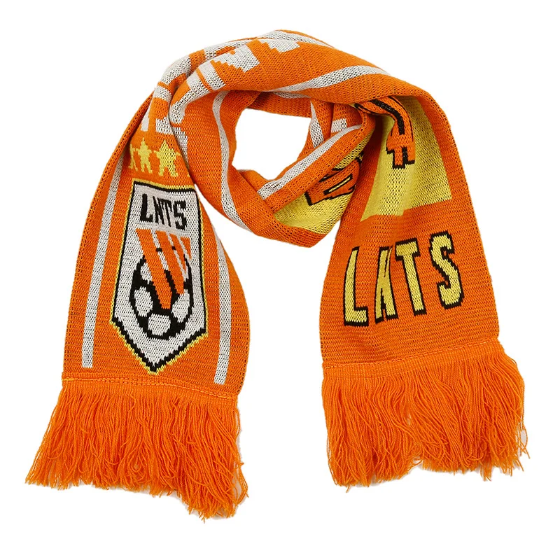 Жаккардовый трикотажный акриловый шарф