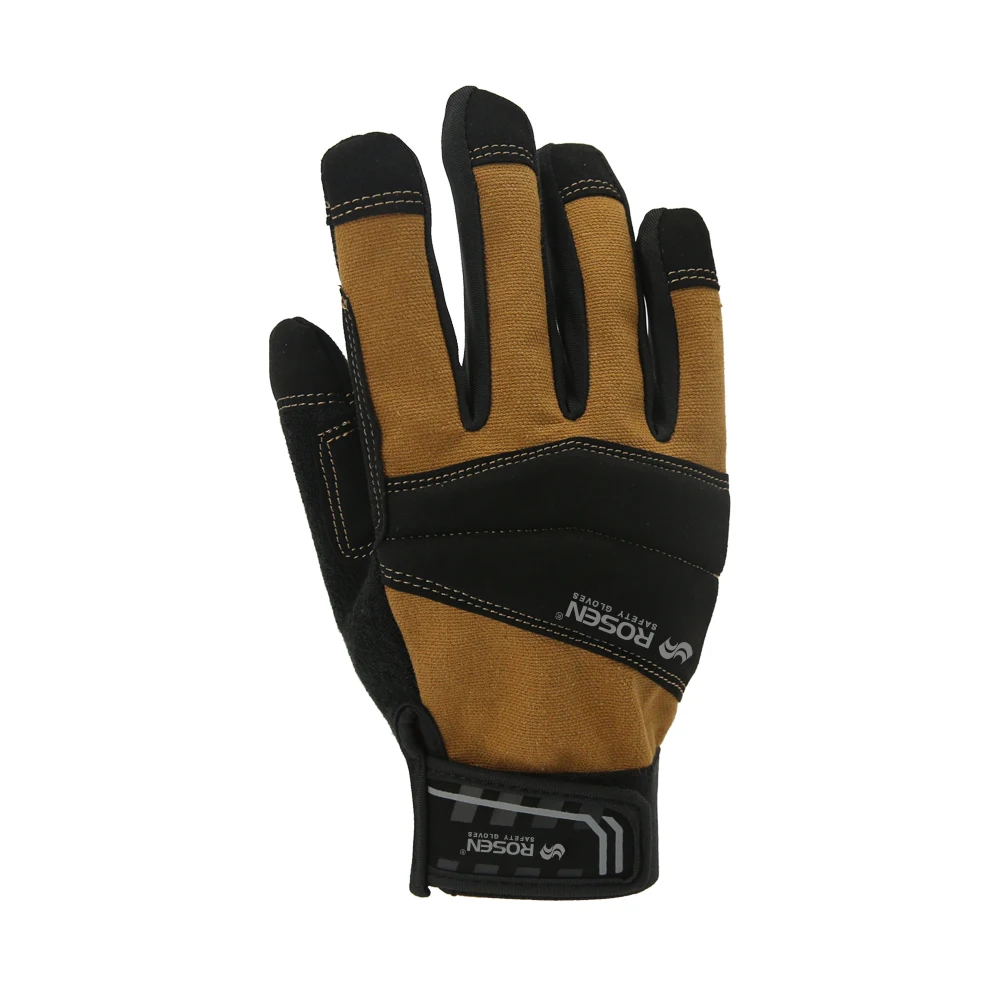 Synthetic leather construction gloves, machining gloves, industrial anti cutting gloves