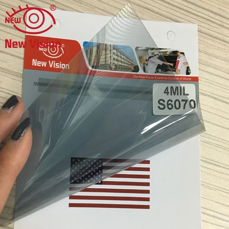 S7595 4Mil 75% vlt 95% IR rejection light blue nano ceramic car glass safety windows film