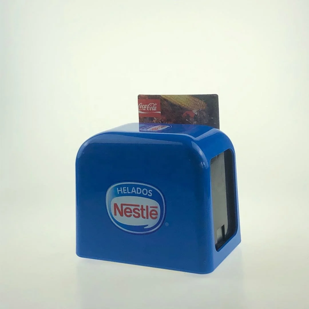 Plastic Napkin Holder in Tissue Box with Custom Printing Logo Table Napkin Dispenser for Restaurant Bar Beer Promotion