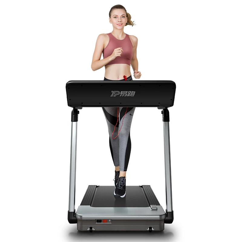 YPOO super shock absorption super folding electric treadmill fitness mini running machine with  YPOOFIT APP
