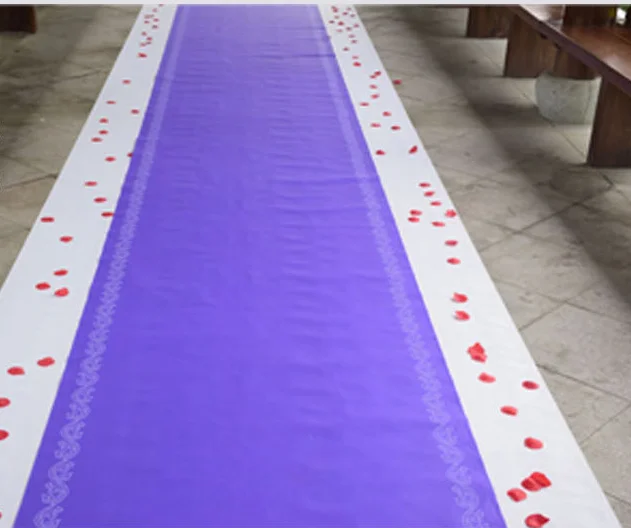 Factory direct sale hotel used polyester carpet runner for corridor/Polyester non woven velour needle punched car felt carpet