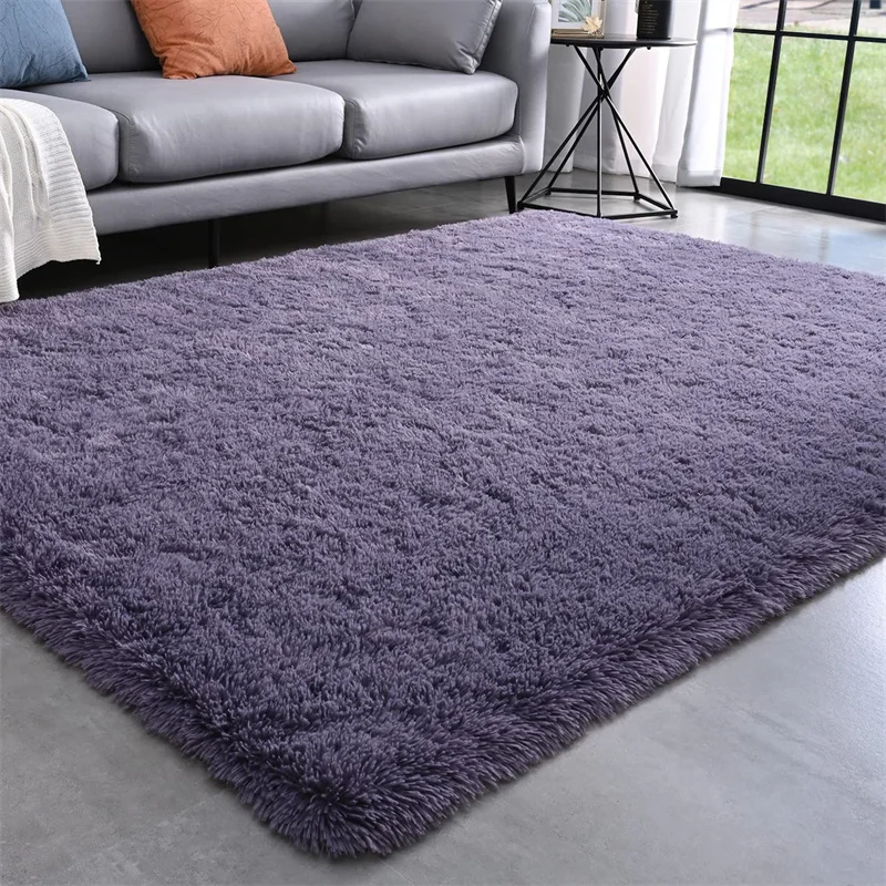 Style Girly Bedroom rug shaggy Fashion Hot Sale Area Rugs Plush Belgium Rug Big Fluffy Carpets