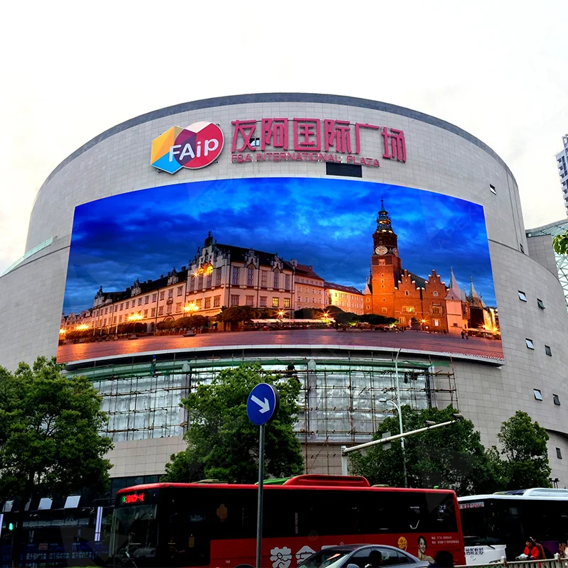 Customized Size Waterproof Led Video Wall P3 P4 P8 P10 Giant Billboard Outdoor Led Display Screen Street LED Advertising Screen