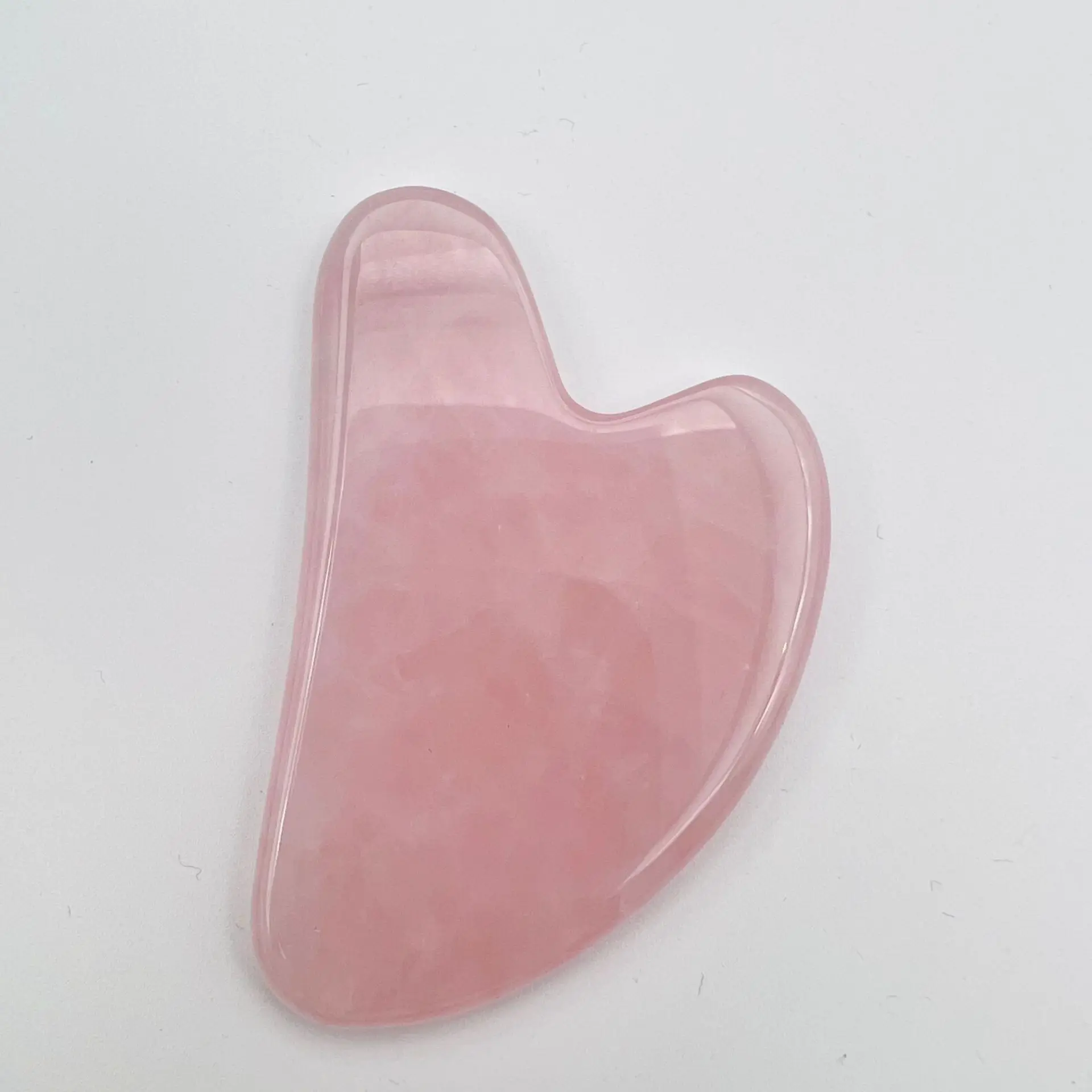 Оптовая продажа розовый кварц Gua Sha массажный инструмент Guasha доска для спа