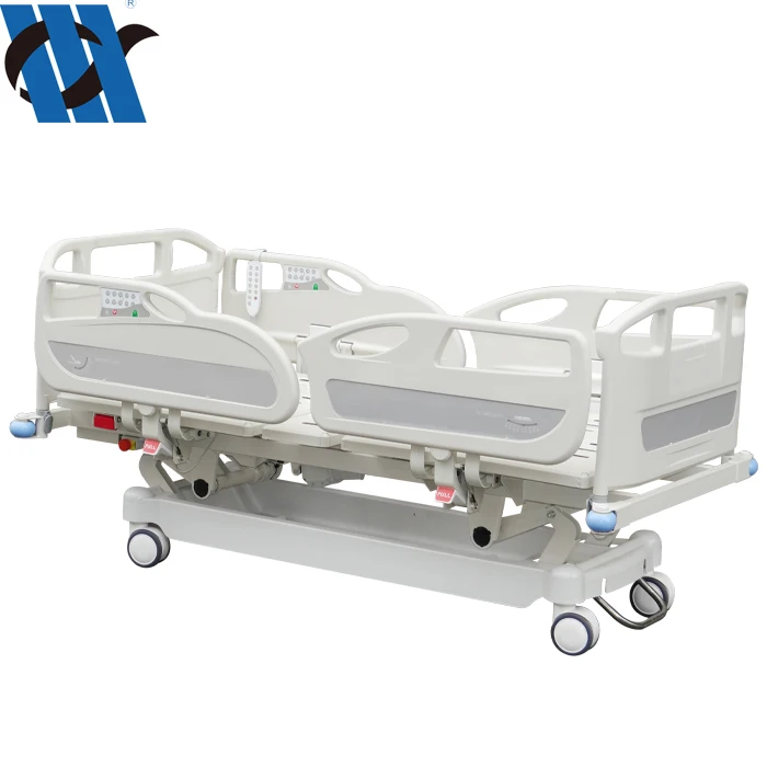 YC-5618K(I) Manufactured Nursing Hospital Bed Electric ABS Board Five Functions ICU Patient Bed