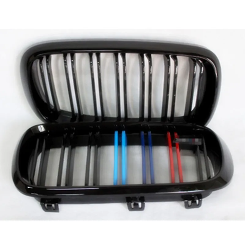 Сменная деталь для BMW X5 X6 F15 F16Glossy M color dual slat front hood ABS решетка для гриля 2014 +