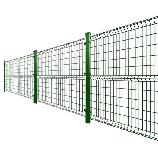 2024 High quality 3D Fence Panel Garden Metal Fencing Curved welded wire mesh