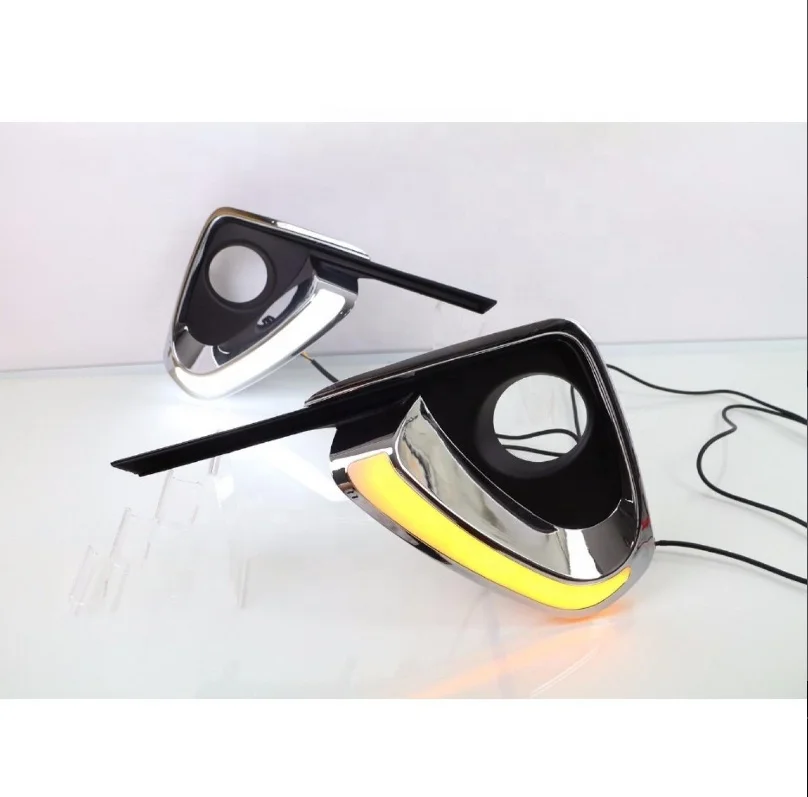 DRL Fog Lamp Cover For Toyota Fortuner 2016-2020