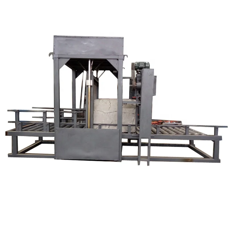 Light weight foam cement block cutting machine