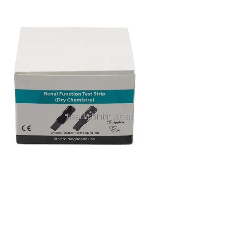 Medical Blood Ketone Dry Chemical analyzer Renal meter test paper Creatinine uric acid Urea Renal Function Analysis Strips