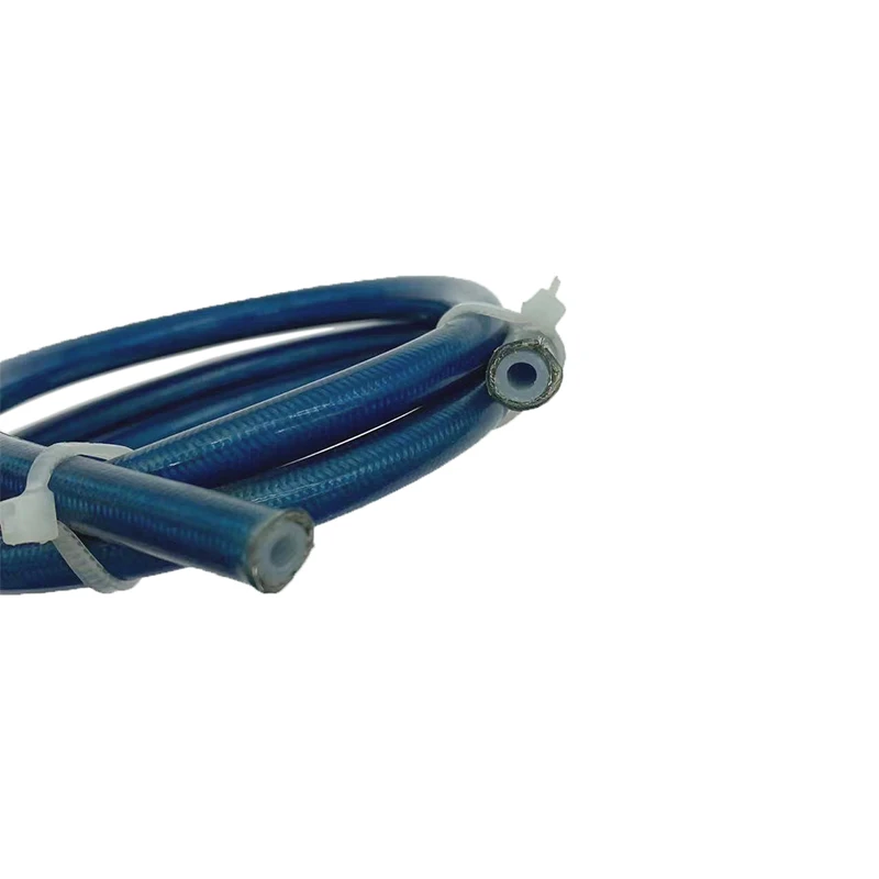 motorcycle flexible brake vacume hose stainless steel braided ptfe lined brake hose