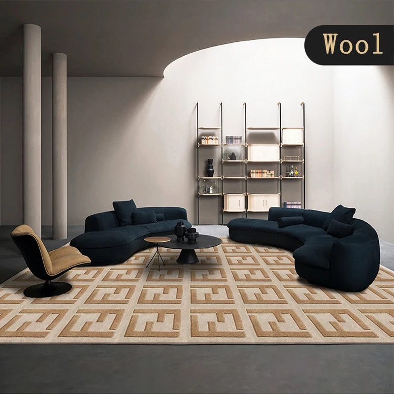 High Quality Handmade Washable Printed Modern Carpets Outdoor Camping Rug Living Room