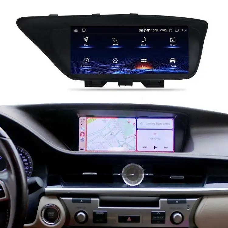 8 Core Android 10 YZG Screen Android Carplay  4+64GB Upgrade Stereo for Lexus ES 350 F Sport 300 2010 2012 2014 2016 2017 2018