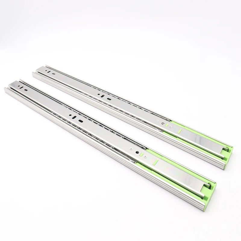 45mm Width Telescopic Channel Cheap Furniture Soft Close Slide Cabinet Concealed Hydraulic Drawer Sliders