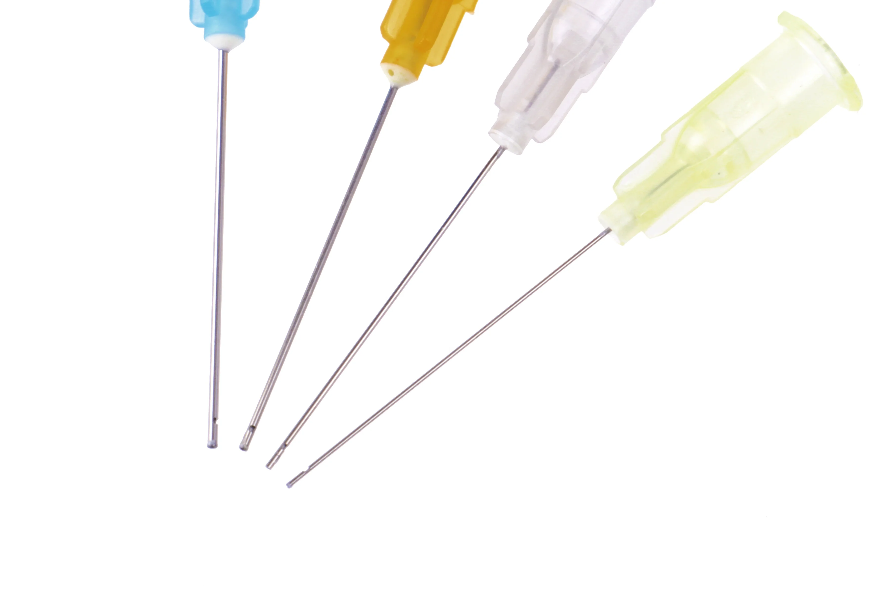 dental disposable sterilized side port double port notched irrigation needles