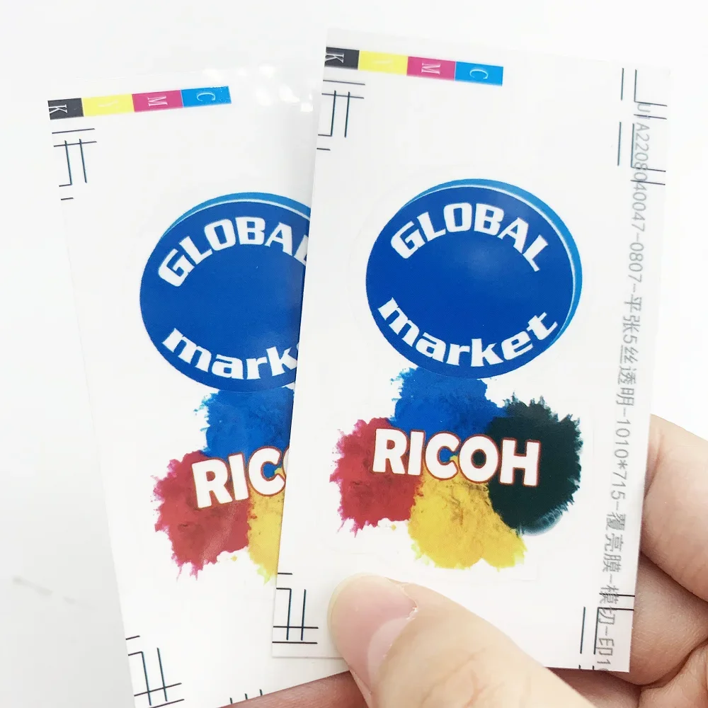 Custom printing Irregular cut transparent glossy lamination PVC or PET Stickers Waterproof self adhesive Stickers, seal sticker