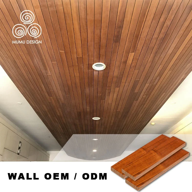 MUMU Manu facture 3D Models Decor Cafe Restaurant Furniture Hotels Wood Pattern Ceiling PVC