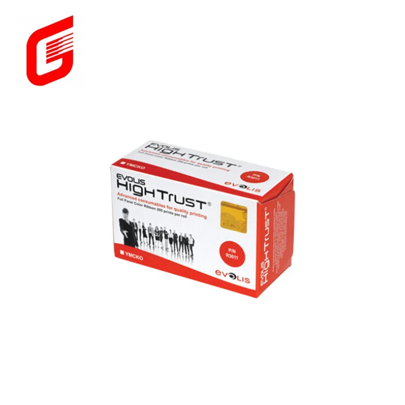 Compatible R3013 YMCKO(Half) Ribbon For Evolis Duplex card printer