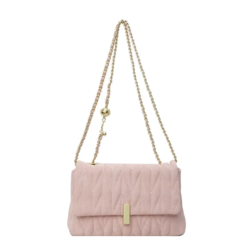 Fashion small fragrance rhombus chain bag spring simple and versatile one-shoulder messenger square bag