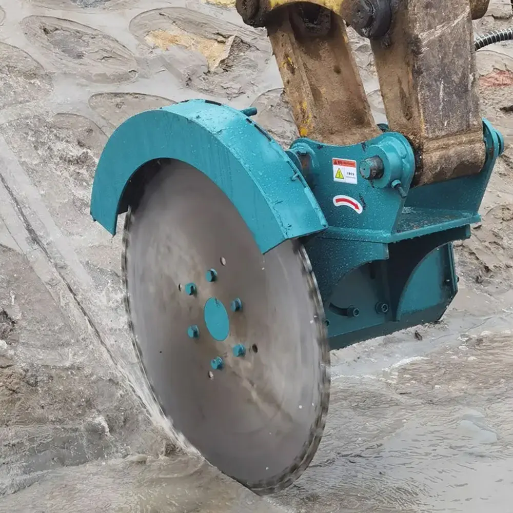 Monde Hot Selling Hydraulic Cutting Rock Saw Excavator Customized Rock Saw