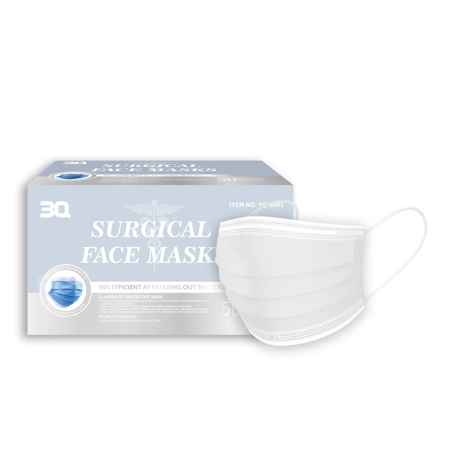 Free Sample Black Face Mask Disposable Medical Maskss Face Mask Surgical Mask For Hospital