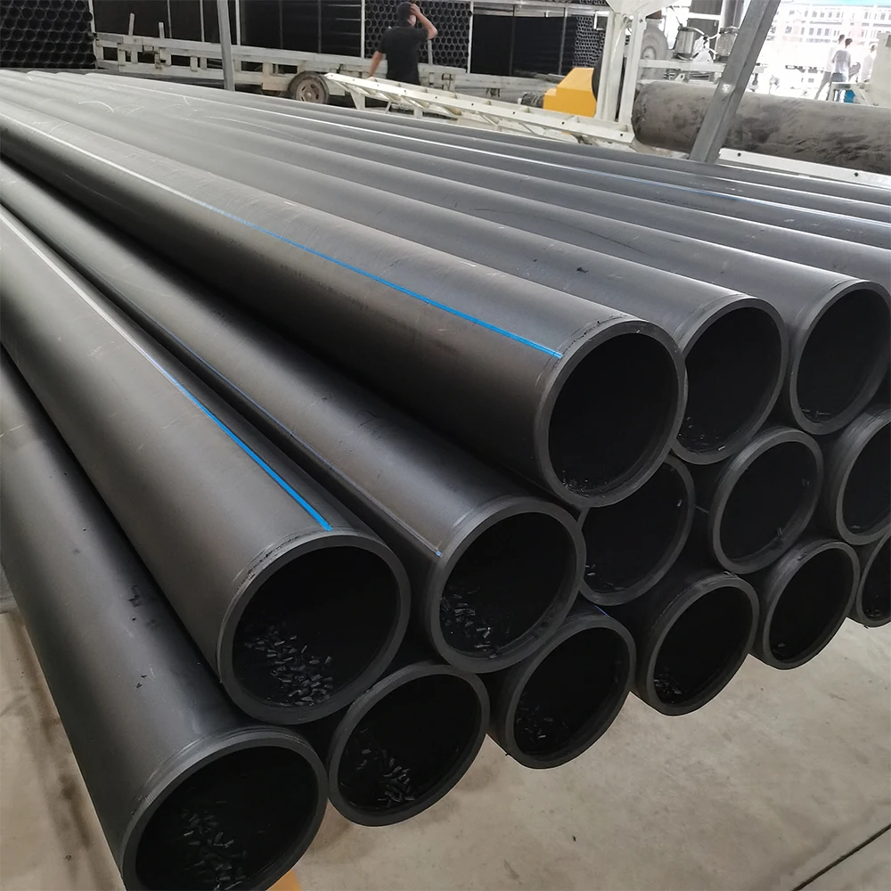 HDPE Double Wall Corrugate Pipes China Manufacturers Steel Strip Reinforced Polyethylene Pipe