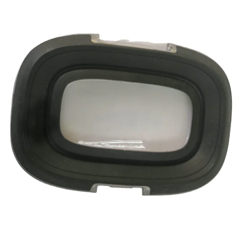 High quality OEM LSR silicone rubber injection molding overmolding with clear plastic