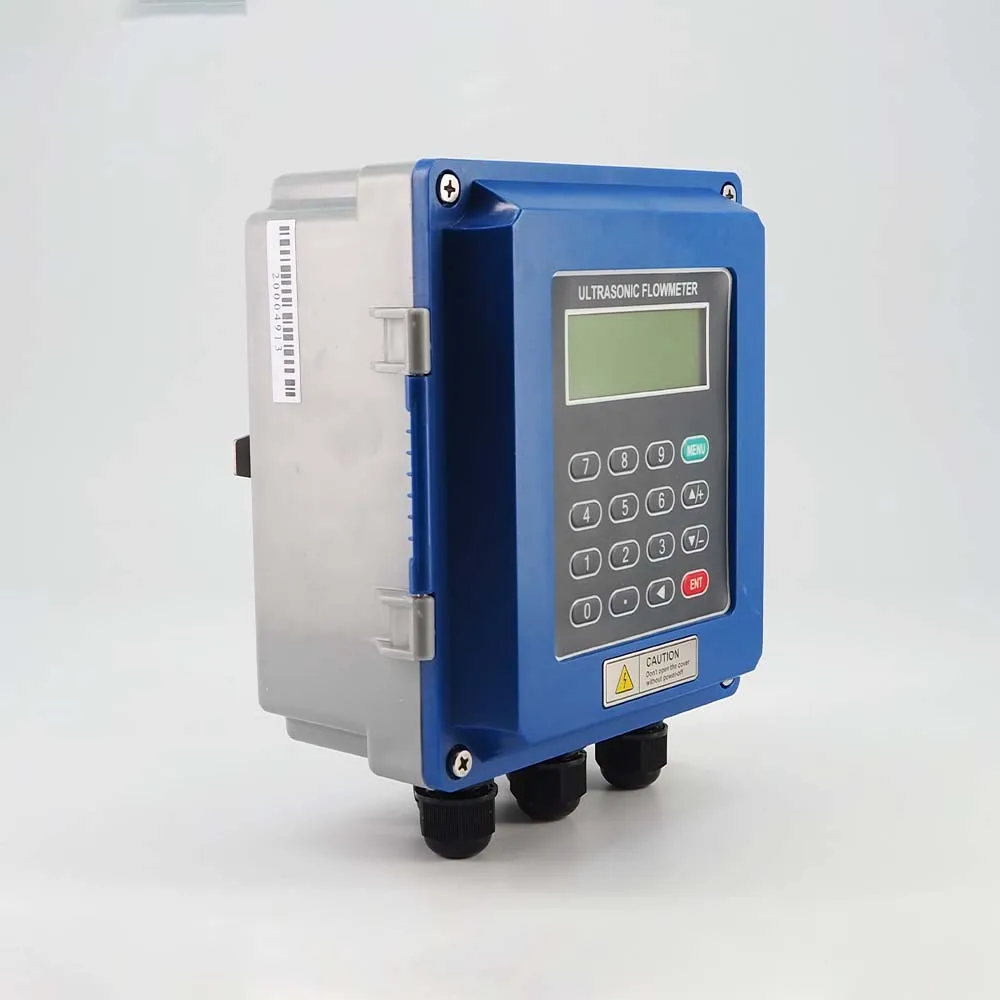 High Accuracy Precise Digital Display Power Supply 220V Flow Meter China Made Ultrasonic Flowmeter Clamp On