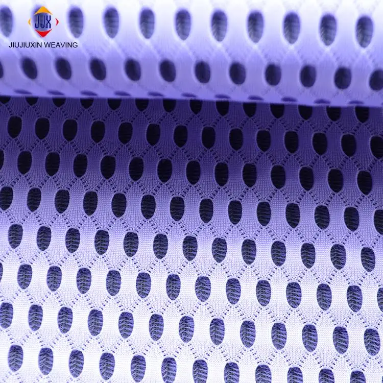 Sandwich Air Mesh Fabric for Home Textile Jiangsu Upholstery Fabric Tricot 100% Polyester Plain Lightweight Knitted YARN DYED