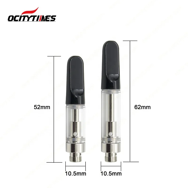 Top selling gold vape cartridges glass ceramic cbd tank empty 0.5ml 1.0ml