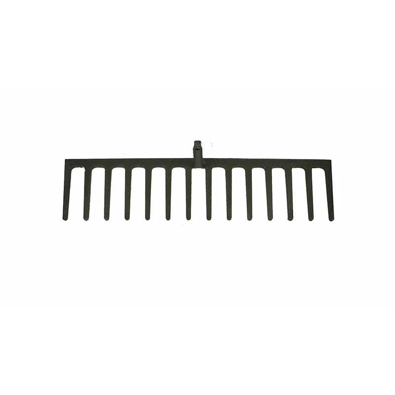 High Quality Garden Carbon Steel 16 Teeth Push Rake Garden Tools Garden Lawn Leaf Rake