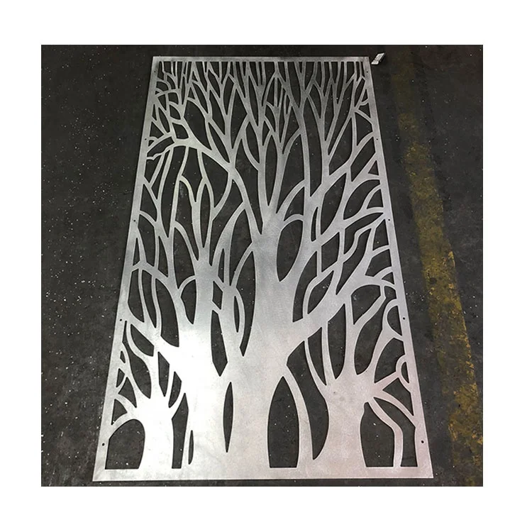 Custom Pattern Carving Room Partition Home Living Metal Room Divider Restaurant Partition Galvanic Metal Partition