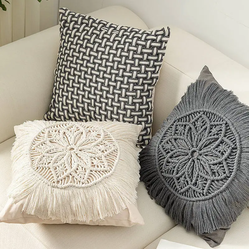Soft Striped Corduroy Decorative Euro Throw Pillow Covers for Couch Sofa Bedroom