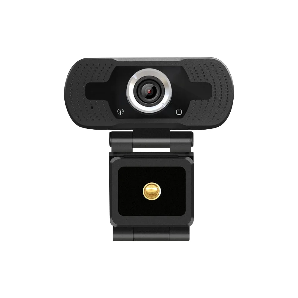 Веб-камера HD 1080P видеокамера со штативом и крышкой для личной безопасности с микрофоном USB Настольная камера