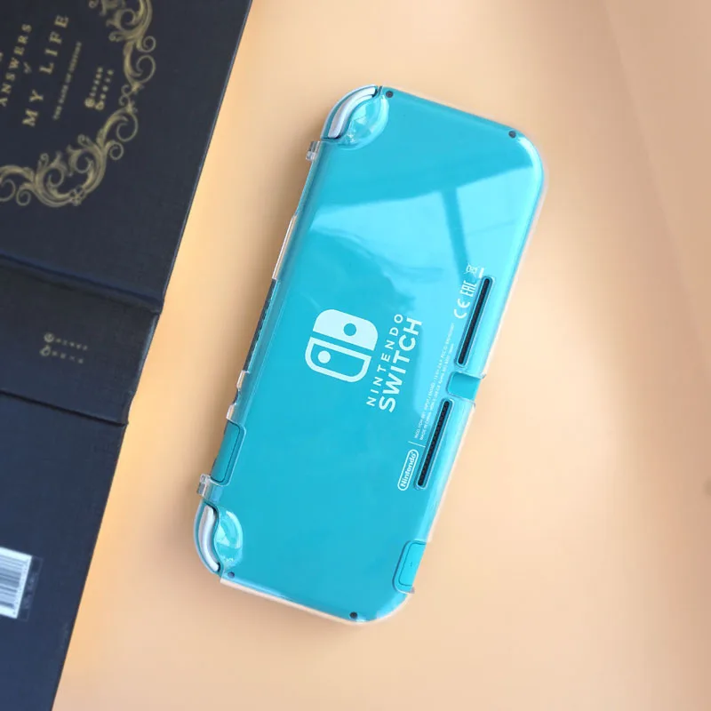 Новый прозрачный защитный чехол Switch Lite аксессуары для игровой консоли универсальный противоударный из поликарбоната с логотипом