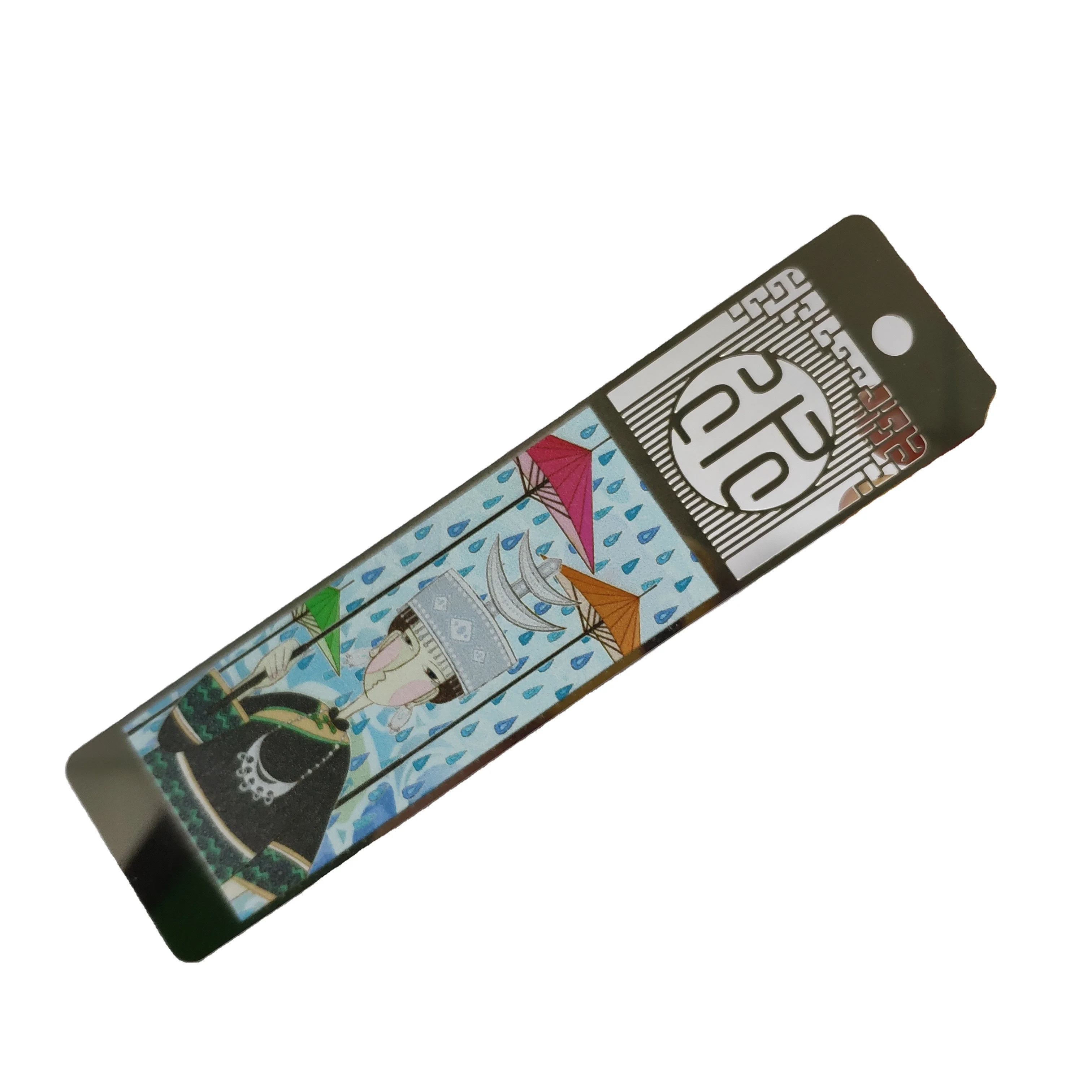 
High Quality Folk Art Style Customized Shapes Metal Bookmark for gifts 