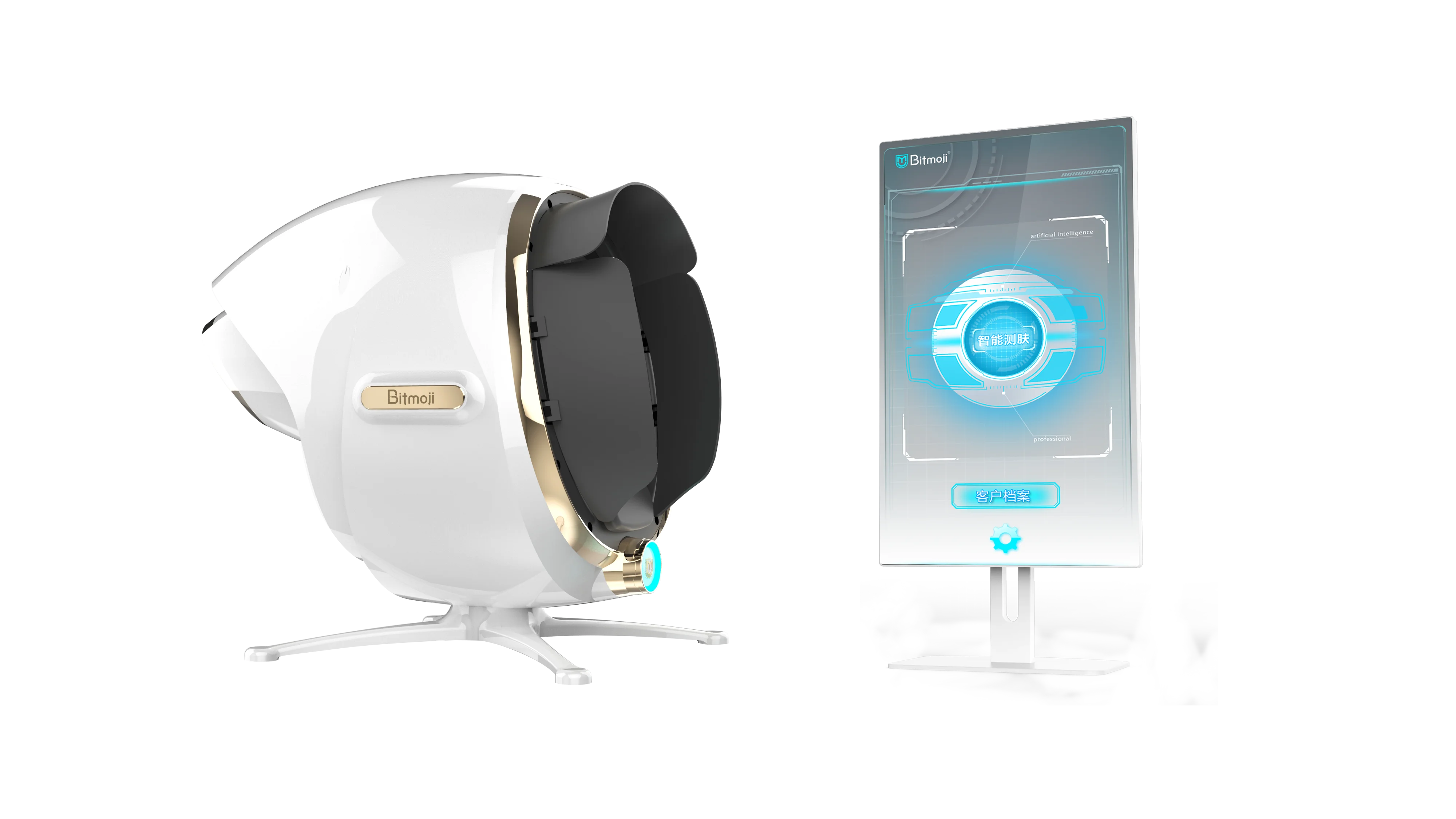 2024 Professional Wrinkle Analysis Skin Scanner Smart 3d Facial Skin Analyzer Machine Skin Analysis Machine For Face