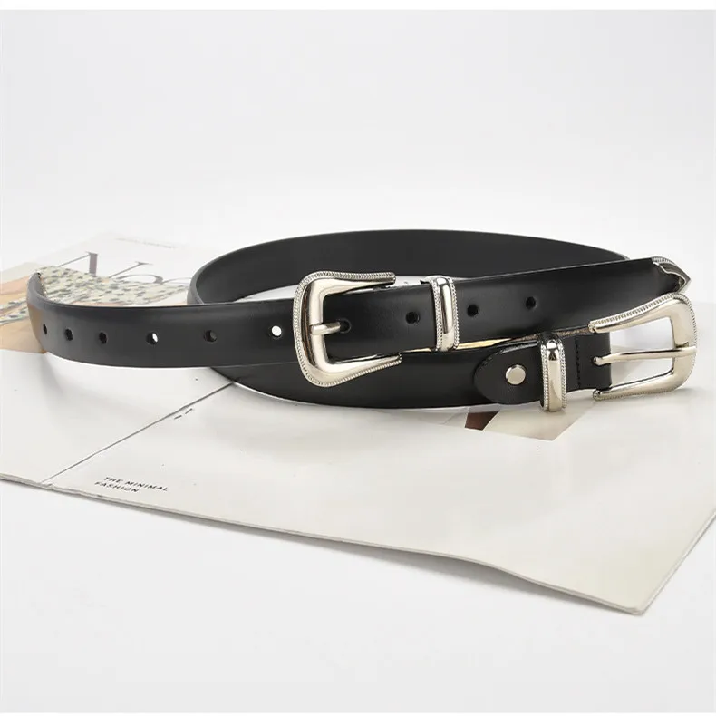 New Products Ready To Ship Stylish and durable genuine leather belts women belts