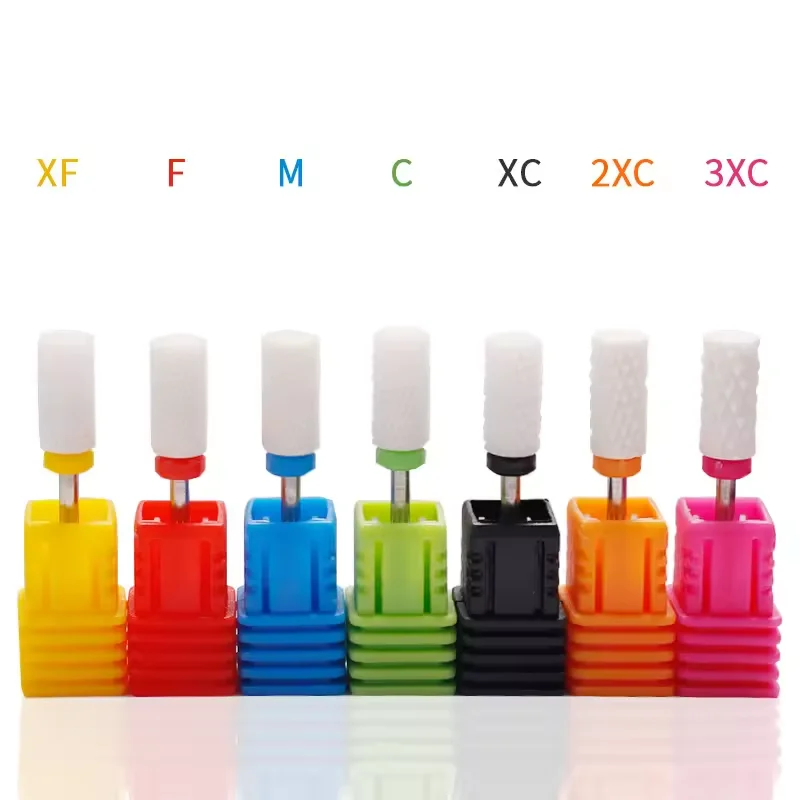 2024 Professional Manicure Pedicure Burr File Electric Ceramic Nail Drill Bits Set For Drill Machine