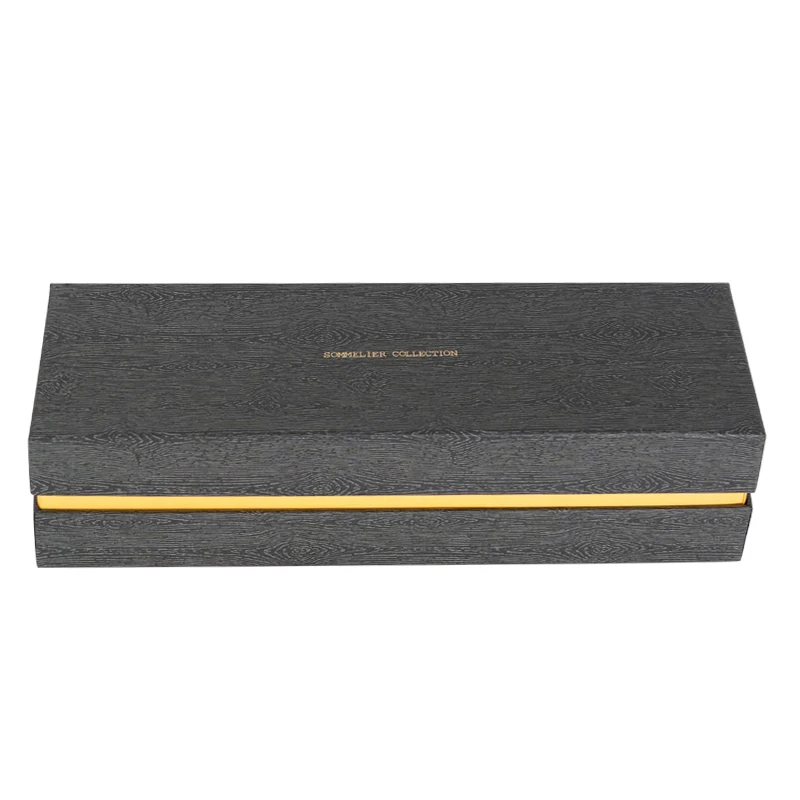 Custom Rigid Cuboid Wine Box Luxury Wedding Gift Box Wine Packaging Suitable for Wine and Champagne