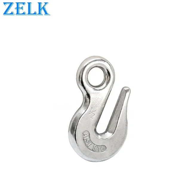 High Polished Stainless Steel Lifting Rigging Hardware Eye Grab Hook