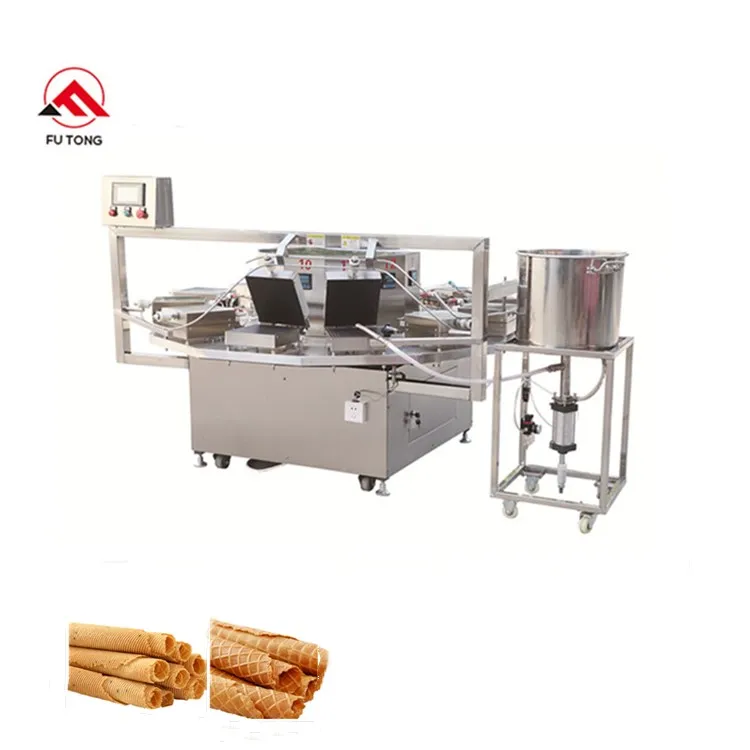 Commercial 8 10 12 heads wafer baker wafer roll machine / wafer stick machine / snack egg roll maker machine