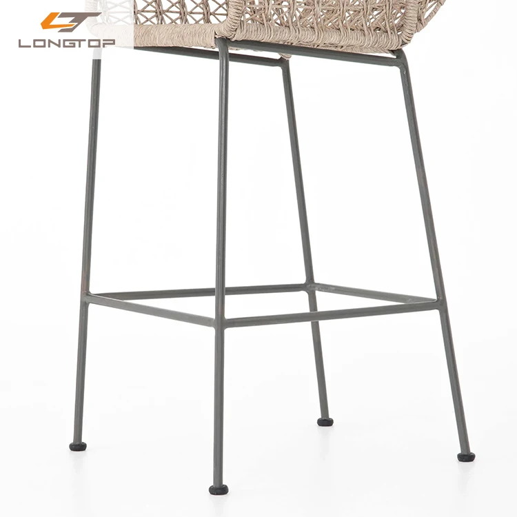 Factory Wholesale Gray Stool Designer High Back Clear Cheap Used Silla Bar Barstool