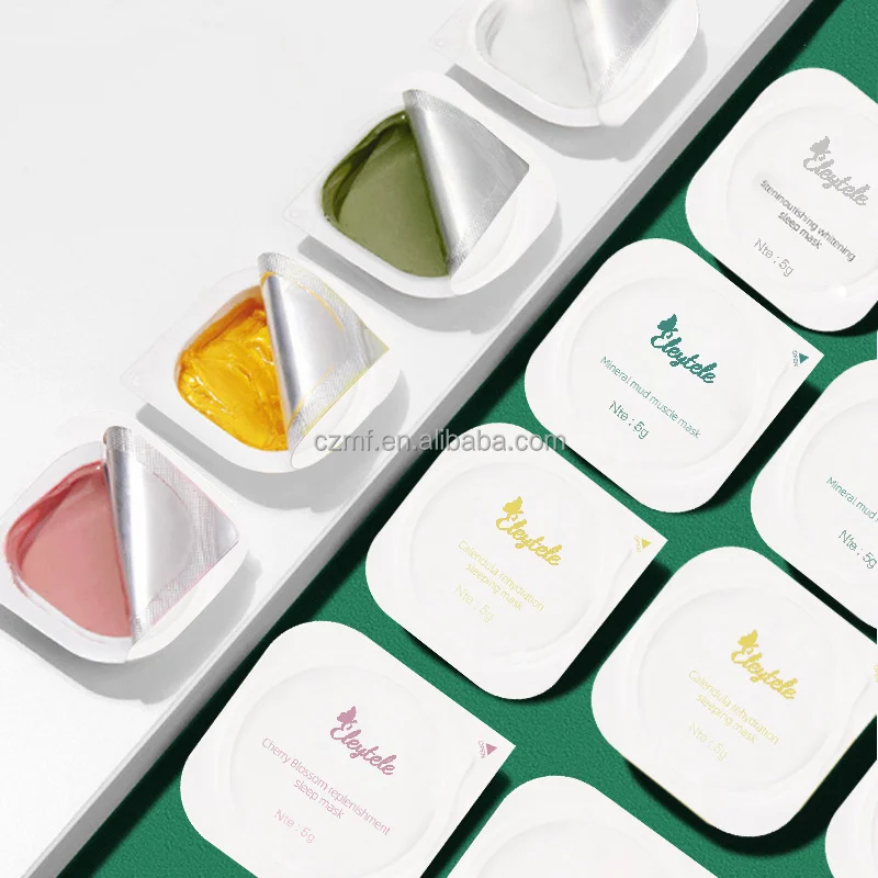 Натуральные отбеливающие увлажняющие маски для лица от частного бренда косметические продукты уход за кожей и инструменты Корейская маска сна с желеобразной чашкой