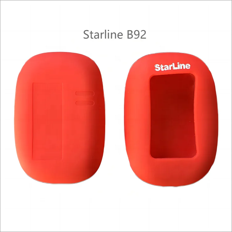 Silicone car alarm remote control case cover for Starline B92