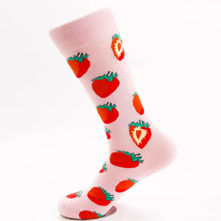 Manufacturer Colorful Happy Design Unisex Couples Sox Low MOQ Custom Logo Patterned Women Socks